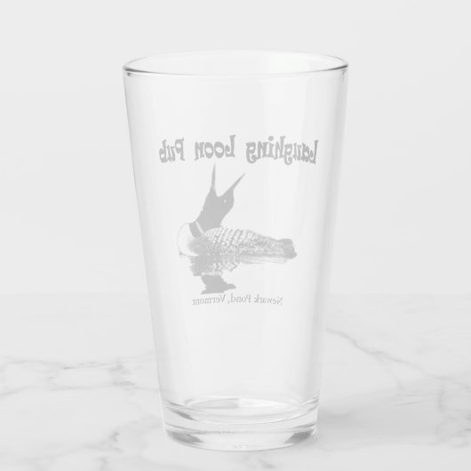 Laughing Loon Pub bierglas Glas (Achterkant)