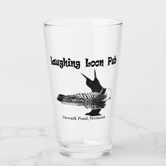 Laughing Loon Pub bierglas Glas (Voorkant)