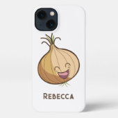 Laughing Onion Monogrammed iPhone Hoesje (Achterkant)