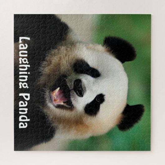 Laughing Panda Legpuzzel (Horizontaal)