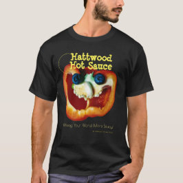 Laughing Pepper Face by Hattwood Hot Sauce T-Shirt