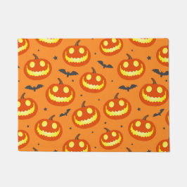 Laughing Pumpkins Cute Halloween Deurmat