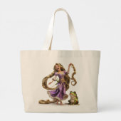 Laughing Rapunzel Grote Tote Bag (Achterkant)
