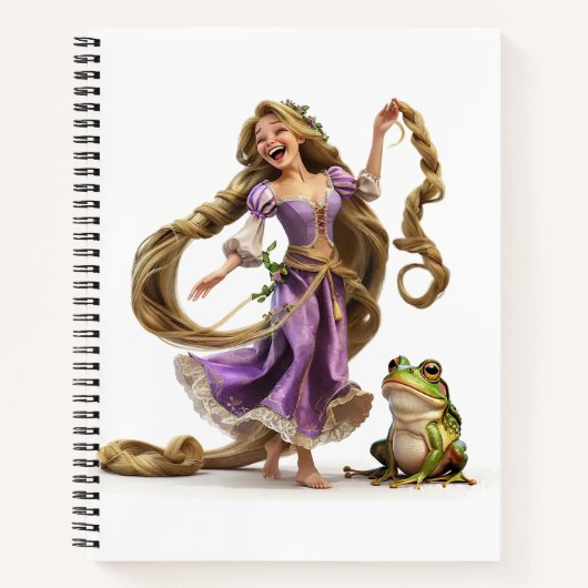 Laughing Rapunzel Notitieboek (Voorkant)