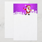 Laughing Santa Briefpapier (Voorkant / Achterkant)