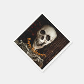 Laughing Skeleton Halloween Paper Servet (Hoek)