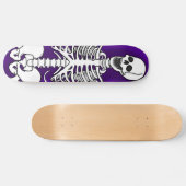Laughing Skeleton Persoonlijk Skateboard (Horizontaal)