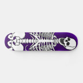 Laughing Skeleton Persoonlijk Skateboard (Horizontaal)
