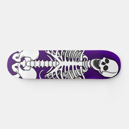 Laughing Skeleton Persoonlijk Skateboard (Horizontaal)