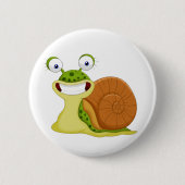 Laughing Snail Ronde Button 5,7 Cm (Voorkant)