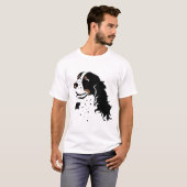 Laughing Springer Spaniel T-shirt (Voorkant volledig)