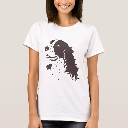 Laughing Springer Spaniel T-shirt (Voorkant)