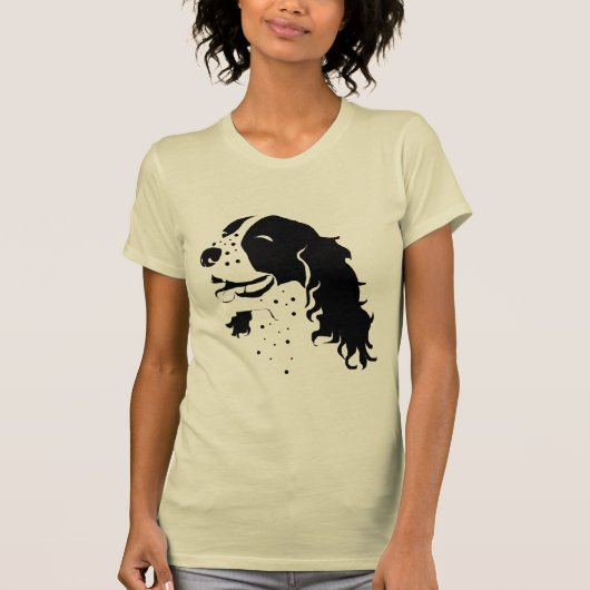 Laughing Springer Spaniel T-shirt (Voorkant)