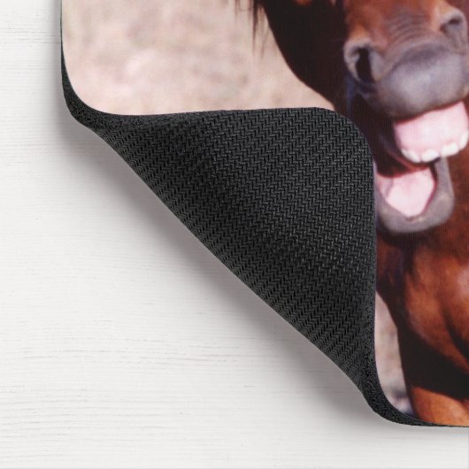 Laughing Standardbred Horse Mousepad Muismat (Hoek)