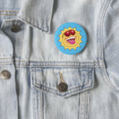 Laughing Sun Ronde Button 5,7 Cm (In situ)