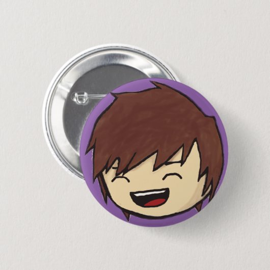 Laughing Tear Button (Voorkant /achterkant)