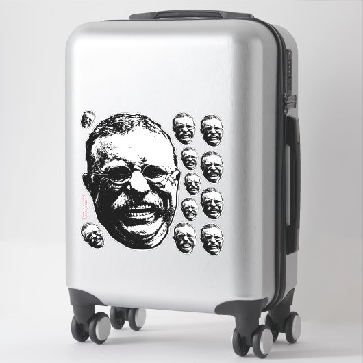 Laughing Teddy Sticker (Koffer)