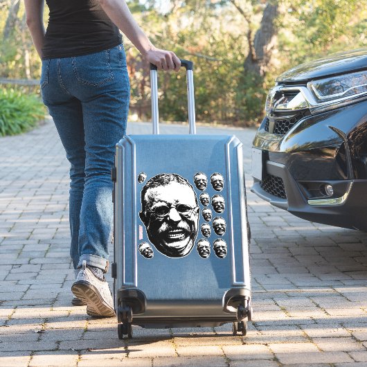 Laughing Teddy Sticker (Koffer Insitu)