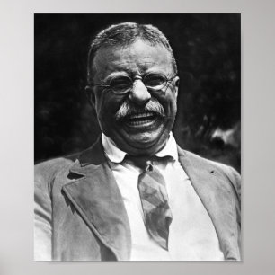 Laughing Theodore Roosevelt Foto Poster