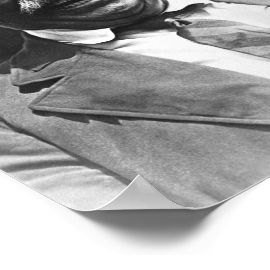 Laughing Theodore Roosevelt Foto Poster (Hoek)