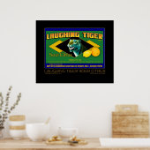 Laughing Tiger Sour Citrus fine art poster (Keuken)