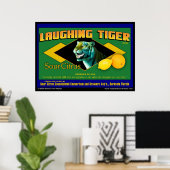 Laughing Tiger Sour Citrus poster (Thuiskantoor)
