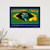 Laughing Tiger Sour Citrus poster (Keuken)