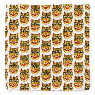 Laughing Tiger Waterverf Pattern Bandana