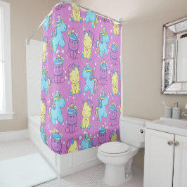 Laughing Unicorns Shower Curtain Douchegordijn