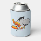 Laughing Whale Cartoon Koelbox Blikjeskoeler (Blikje Achterkant)