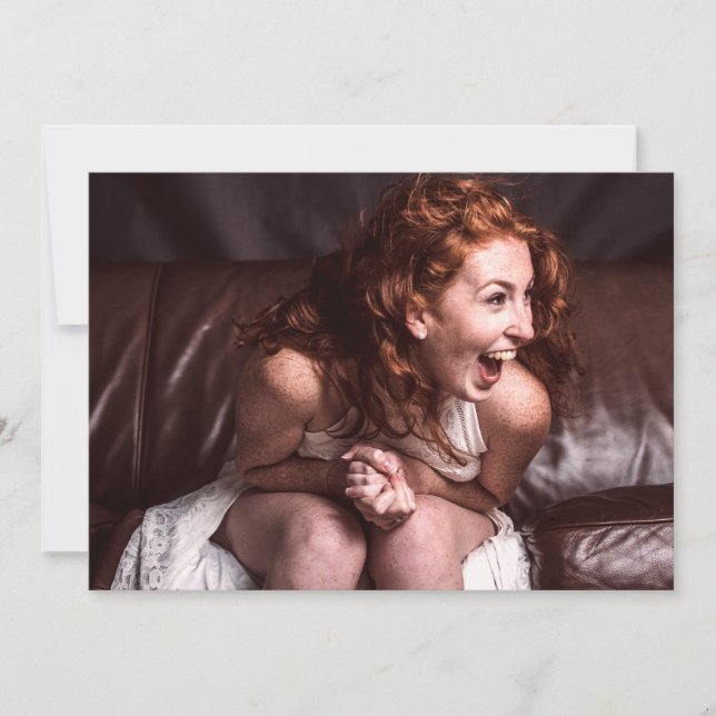 Laughing Young Actress (Voorkant)