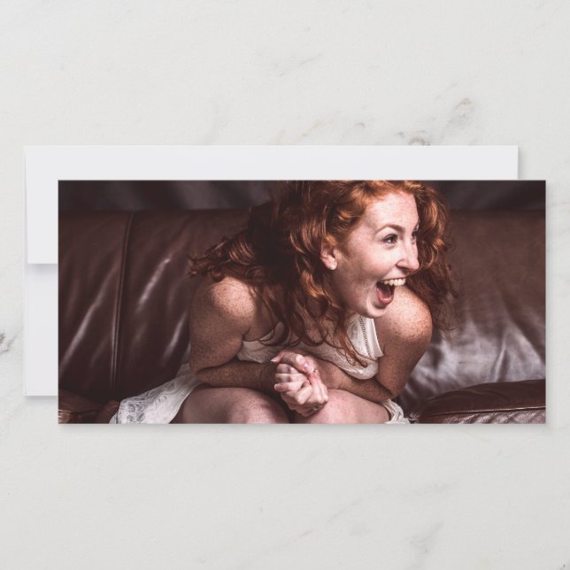 Laughing Young Actress (Voorkant)