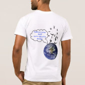Laughing Young Earth T-shirt (Achterkant)