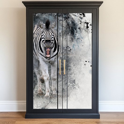 Laughing Zebra Wildlife Decoupage Papier Inpakpapier Vel