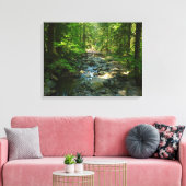 Laughingwater Creek in Mount Rainier National Park Canvas Afdruk (Insitu (Woonkamer))