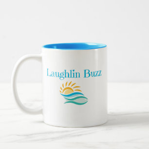 Laughlin Buzz Mok, met Matching Inside Color Tweekleurige Koffiemok