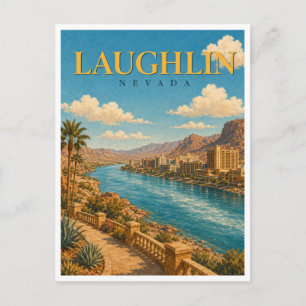 Laughlin Nevada Colorado Rivier GeoSaga Briefkaart