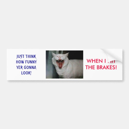 LaughMyFucckinAzzOff Bumpersticker (Voorkant)