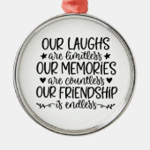 *LAUGHS, MEMORIES EN VRIENDSCHAP* ORNAMENT (Voorkant)