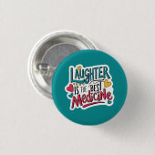 Laughter is de beste Button (Voorkant /achterkant)