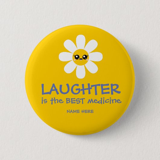 Laughter is de beste Button (Voorkant)