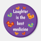 Laughter is the best medicine magnet 251123 (Voorkant)