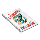 Launching into 2nd Grade -Back to School Notitieboek (Rechterzijde)