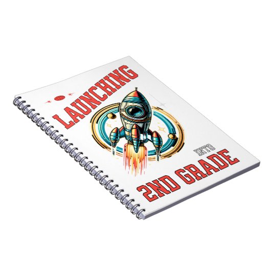 Launching into 2nd Grade -Back to School  Notitieboek (Rechterzijde)