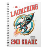 Launching into 2nd Grade -Back to School  Notitieboek (Voorkant)