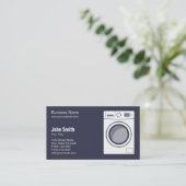 Laundromat/apparaatreparatie, service en verkoop visitekaartje (Staand voorkant)