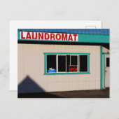 Laundromat Briefkaart (Voorkant / Achterkant)