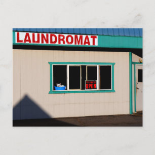 Laundromat Briefkaart