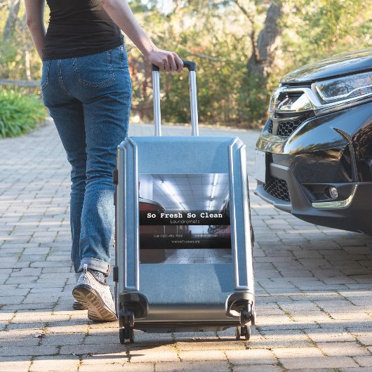 Laundromat company vehicle advertence business sticker (Koffer Insitu)