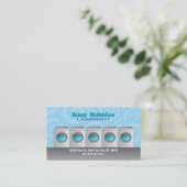 Laundromat-Visitekaartjes Visitekaartje (Staand voorkant)